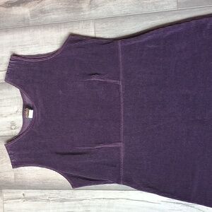 Kindred Spirit Textured Maxi dress corduroy size L Vintage